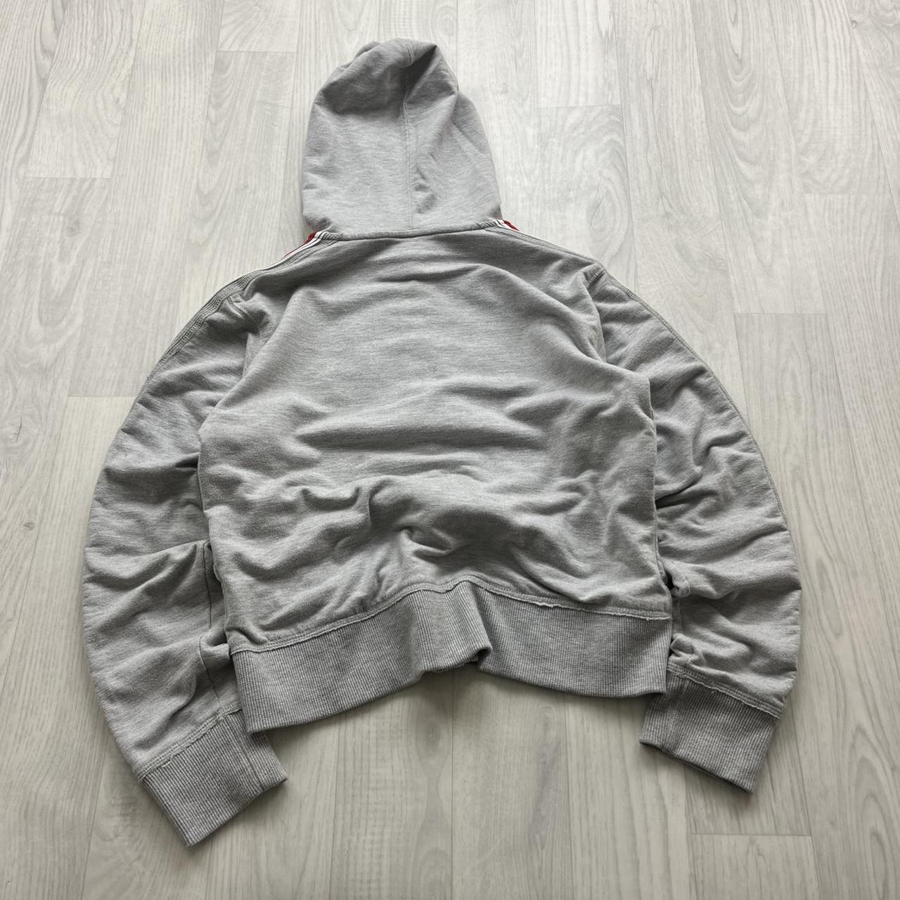 VINTAGE Y2K REEBOK ZIP HOODIE GREY