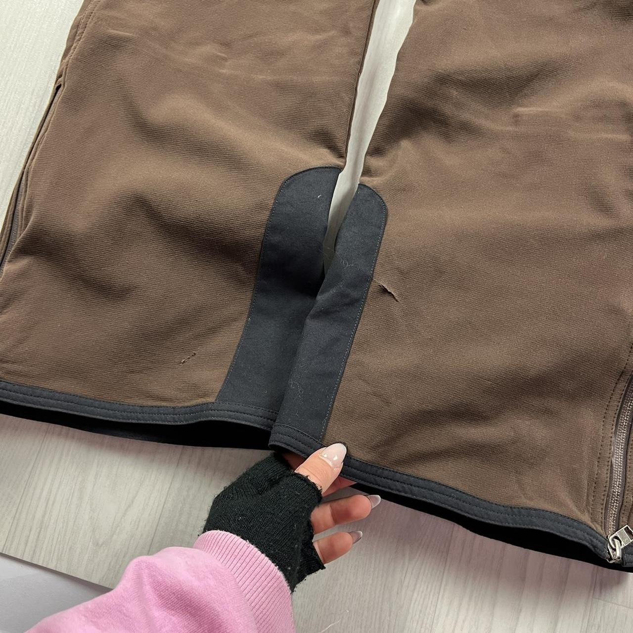 VINTAGE Y2K NIKE ACG BAGGY SKI PANTS SALOPETTES BROWN