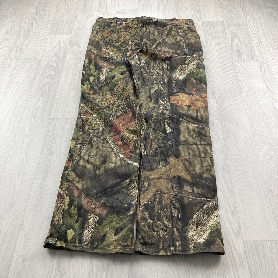 VINTAGE MOSSY OAK BAGGY CAMO TROUSERS