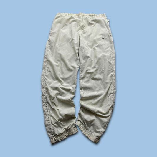 VINTAGE Y2K NIKE BAGGY TRACKSUIT BOTTOMS CREAM