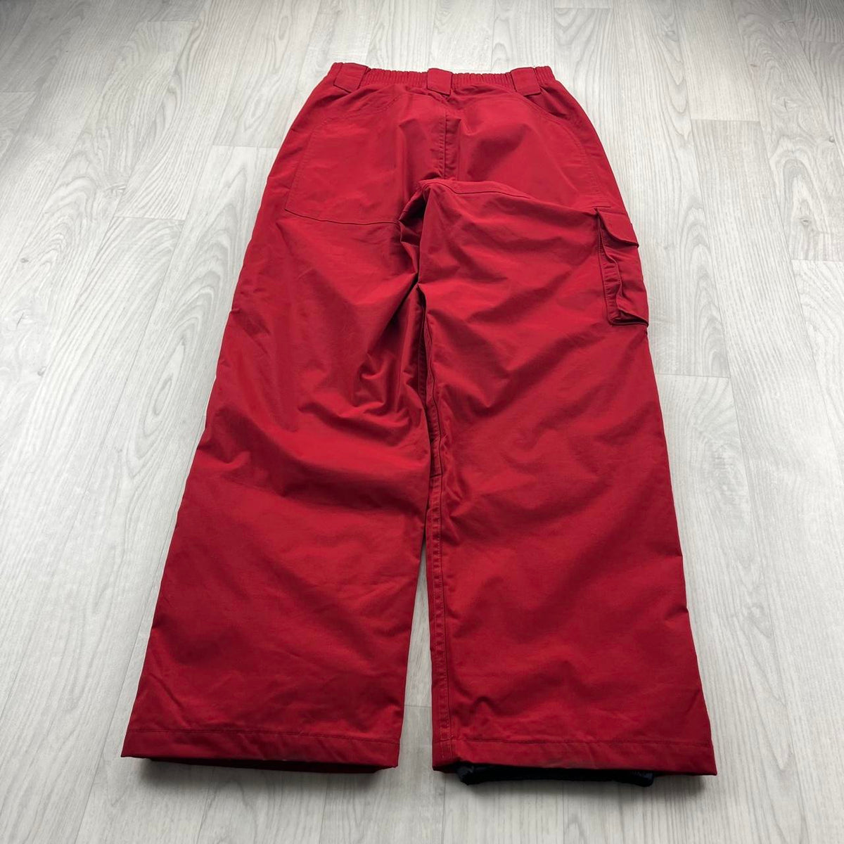 VINTAGE Y2K RIP CURL BAGGY SKI PANTS SALOPETTES RED