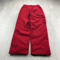 VINTAGE Y2K RIP CURL BAGGY SKI PANTS SALOPETTES RED