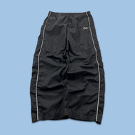 VINTAGE Y2K FILA BAGGY TRACKSUIT BOTTOMS BLACK