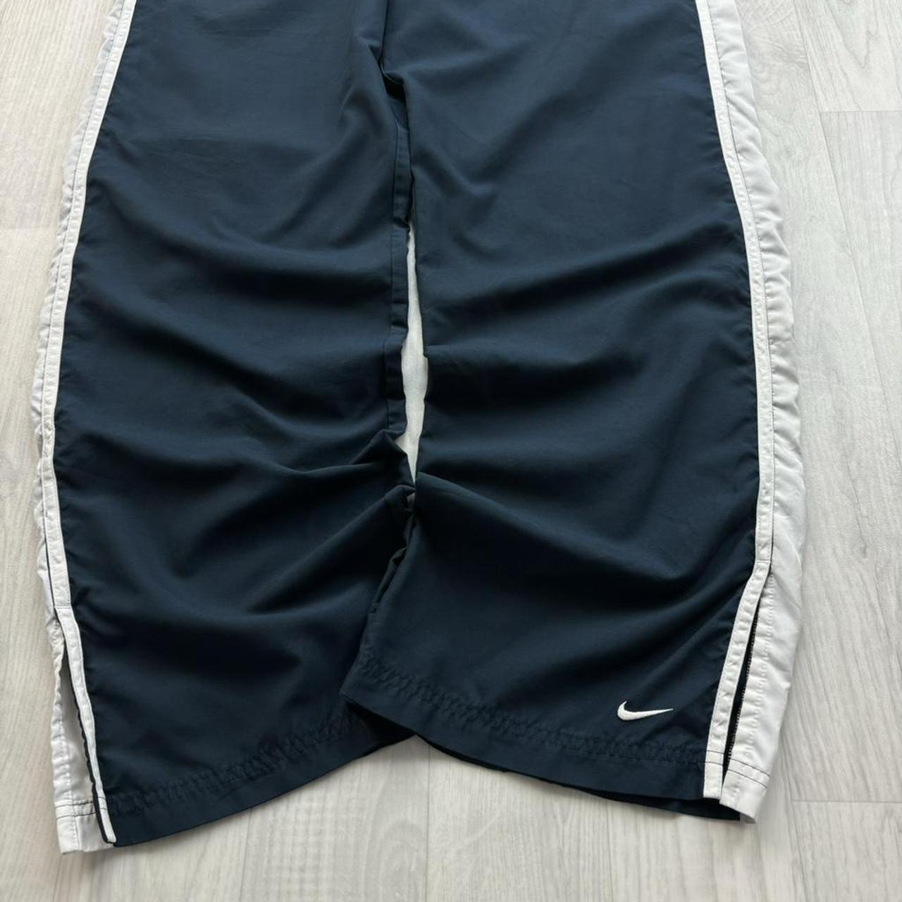 VINTAGE Y2K NIKE BAGGY TRACKSUIT BOTTOMS NAVY