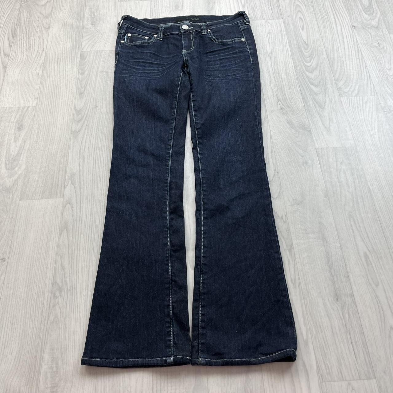 VINTAGE Y2K CALVIN KLEIN LOW RISE SLIM BOOTCUT JEANS NAVY