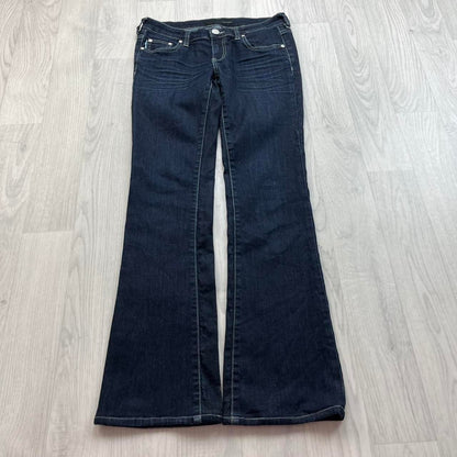 VINTAGE Y2K CALVIN KLEIN LOW RISE SLIM BOOTCUT JEANS NAVY