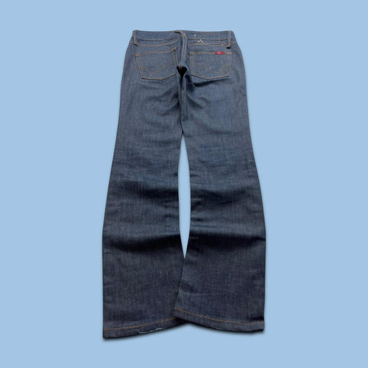 VINTAGE Y2K ONLY LOW RISE BOOTCUT JEANS NAVY BLUE