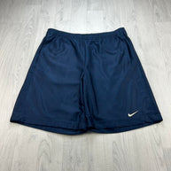VINTAGE Y2K NIKE BAGGY BASKETBALL SPORT SHORTS NAVY