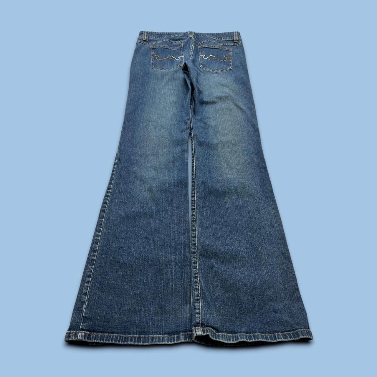 VINTAGE Y2K BILLABONG LOW RISE BOOTCUT JEANS BLUE