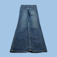 VINTAGE Y2K BILLABONG LOW RISE BOOTCUT JEANS BLUE