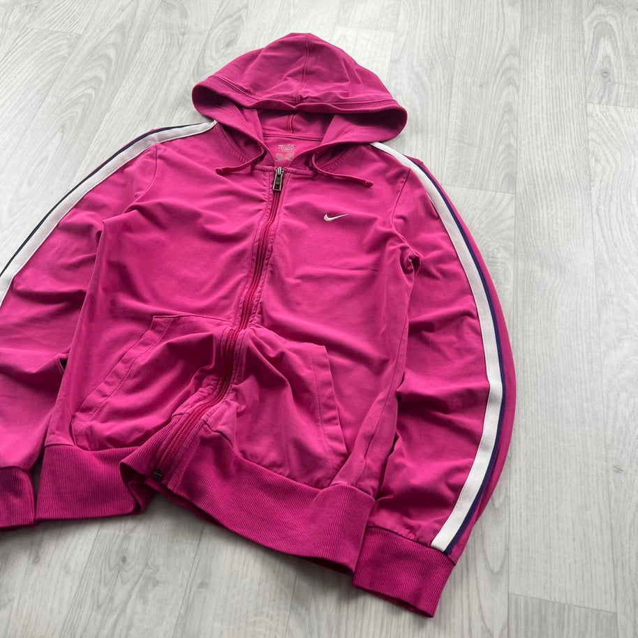 VINTAGE Y2K NIKE ZIP UP HOODIE PINK