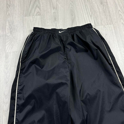 VINTAGE 90s NIKE BAGGY TRACKSUIT BOTTOMS BLACK