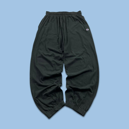 VINTAGE 00s CHAMPION BAGGY LIGHTWEIGHT SWEATPANTS BLACK