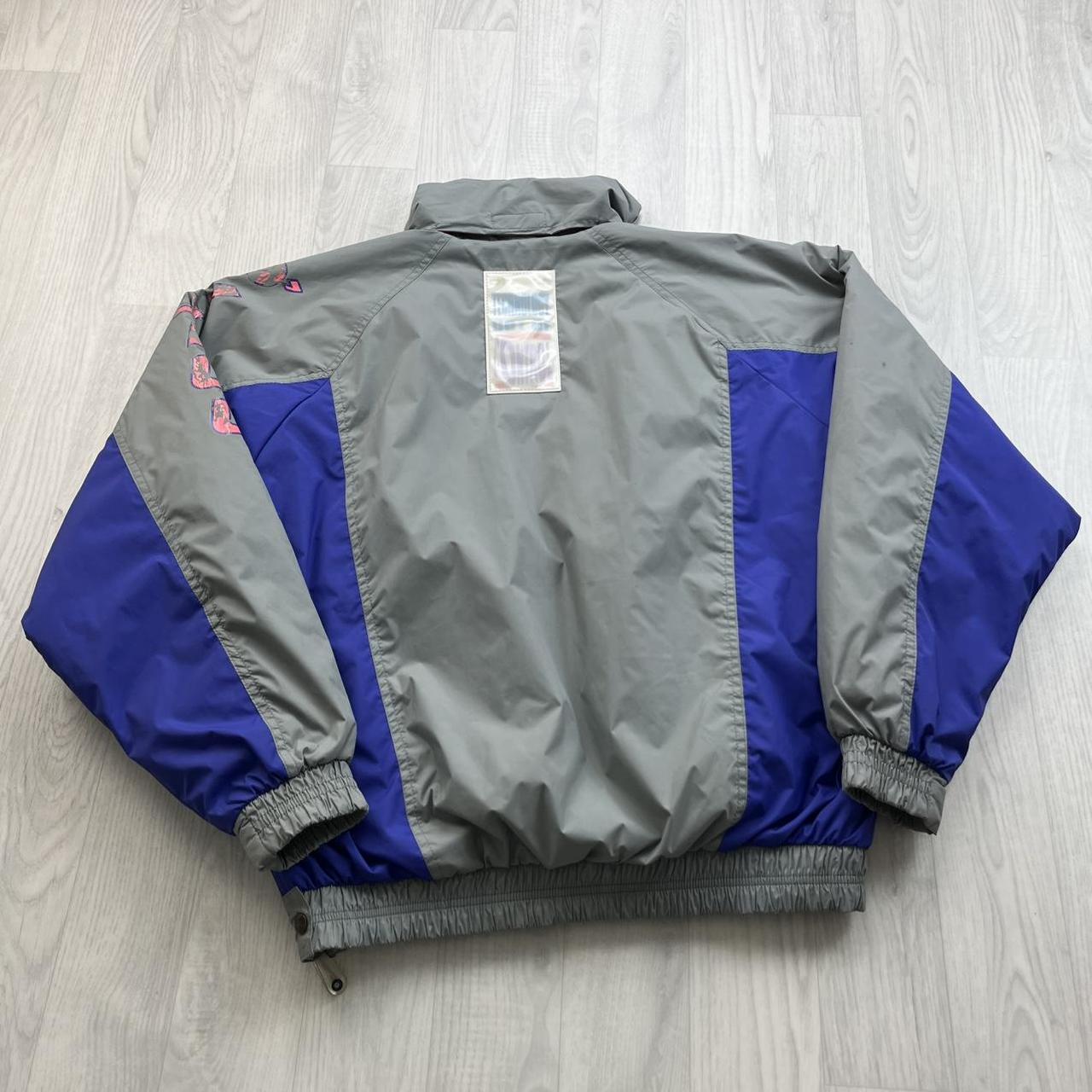 VINTAGE 90s ONEILL PADDED PUFFER SKI JACKET GREY