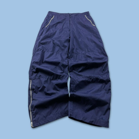 VINTAGE Y2K FILA BAGGY TRACKSUIT BOTTOMS NAVY
