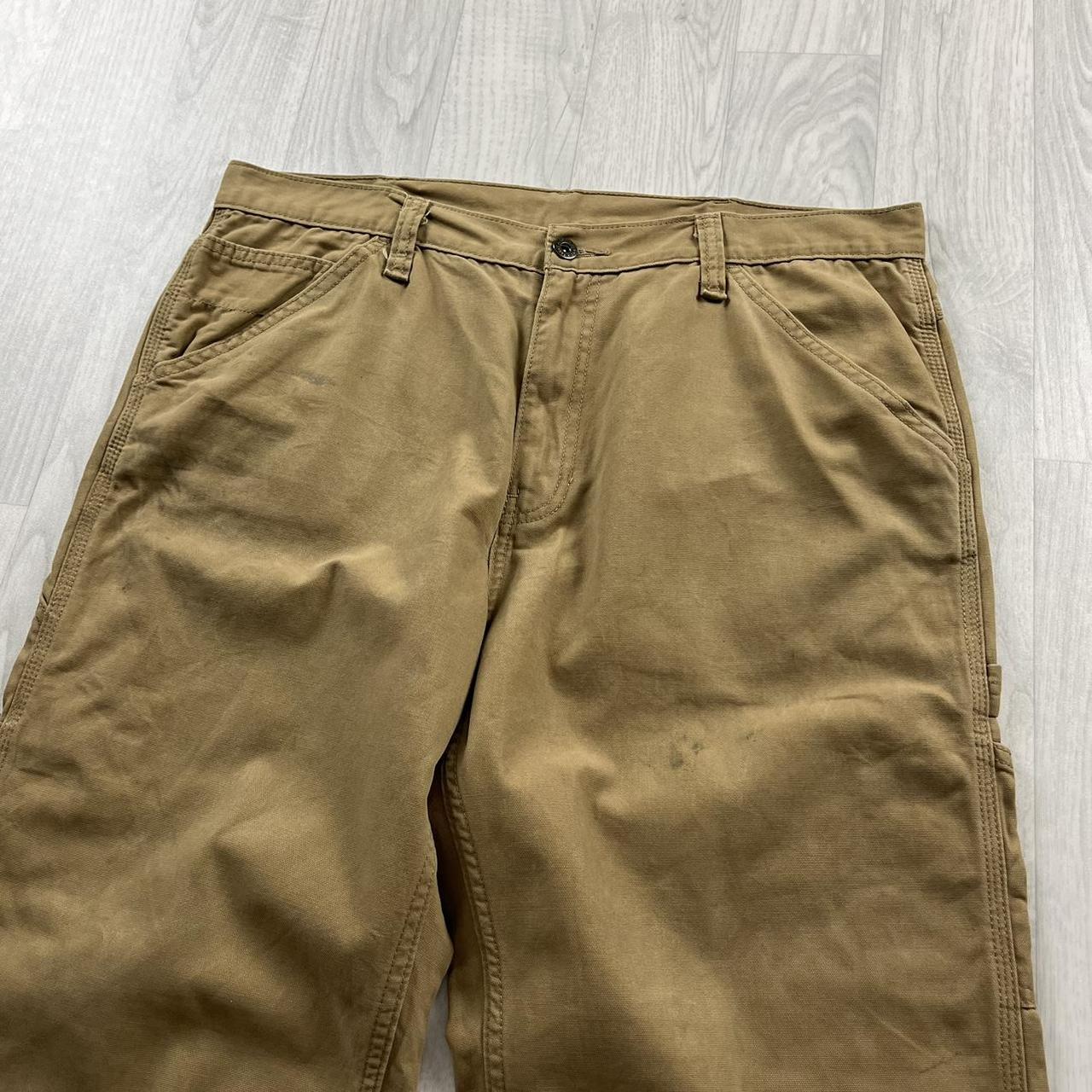 VINTAGE FADED GLORY BAGGY CARPENTER JEANS TAN