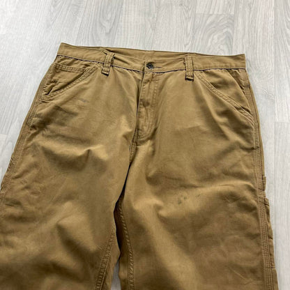 VINTAGE FADED GLORY BAGGY CARPENTER JEANS TAN