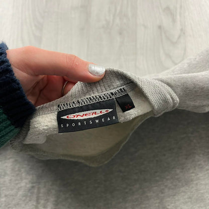 VINTAGE Y2K O’NEILL GRAPHIC SWEATSHIRT GREY