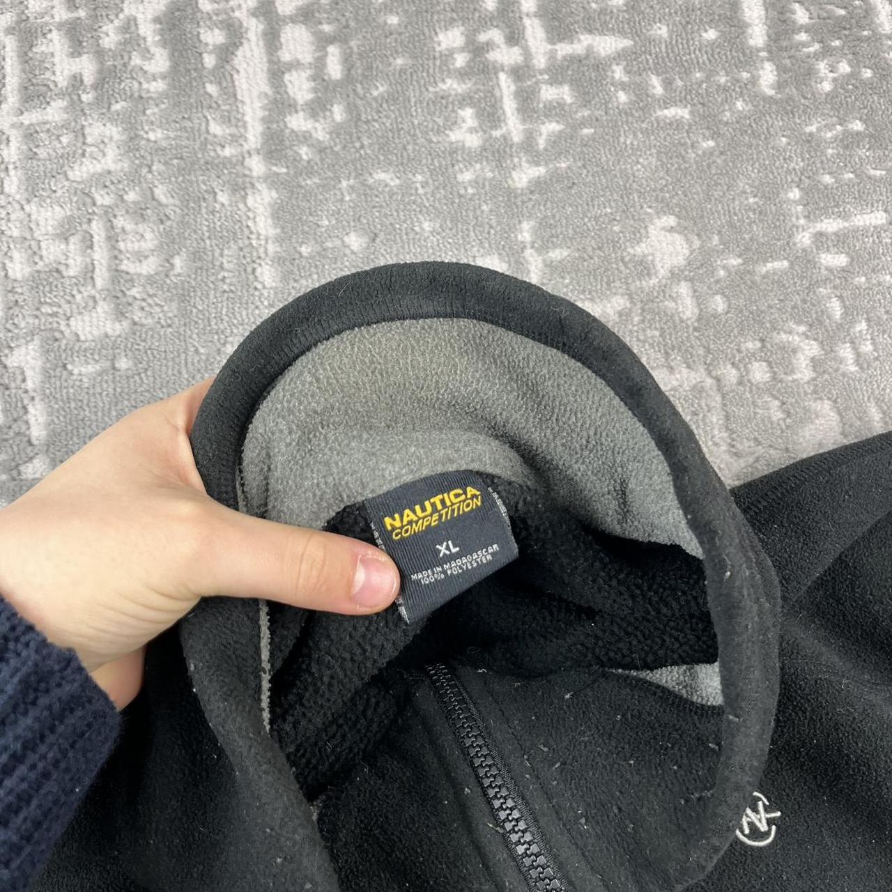 VINTAGE Y2K NAUTICA QUARTER ZIP FLEECE BLACK