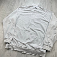 VINTAGE Y2K ADIDAS ZIP UP TRACK JACKET WHITE