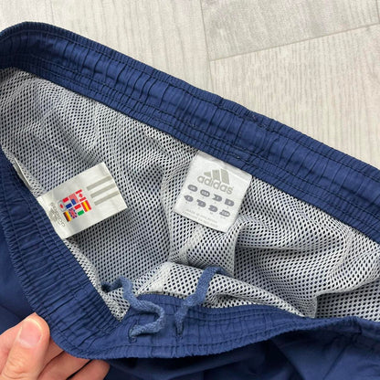 VINTAGE Y2K ADIDAS BAGGY TRACKSUIT BOTTOMS NAVY