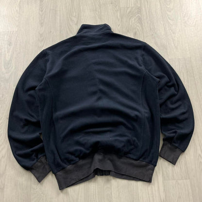 VINTAGE Y2K CHAMPION ZIP UP UTILITY FLEECE NAVY