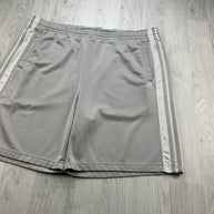 VINTAGE Y2K ADIDAS BAGGY BASKETBALL SPORT SHORTS GREY