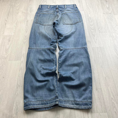 VINTAGE G STAR BAGGY STRAIGHT LEG JEANS LIGHT BLUE