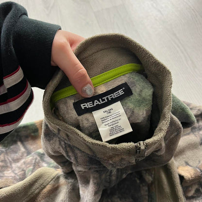 VINTAGE REALTREE ZIP UP FLEECE CAMO
