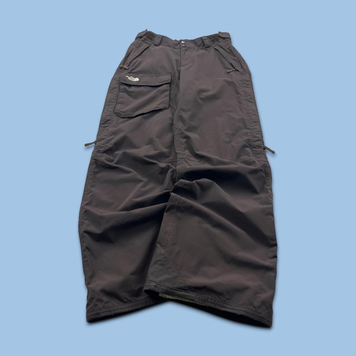 VINTAGE Y2K THE NORTH FACE BAGGY HIKING UTILITY TROUSERS BROWN