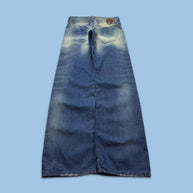 VINTAGE Y2K ENERGIE RULY BAGGY STRAIGHT LEG FADED JEANS BLUE