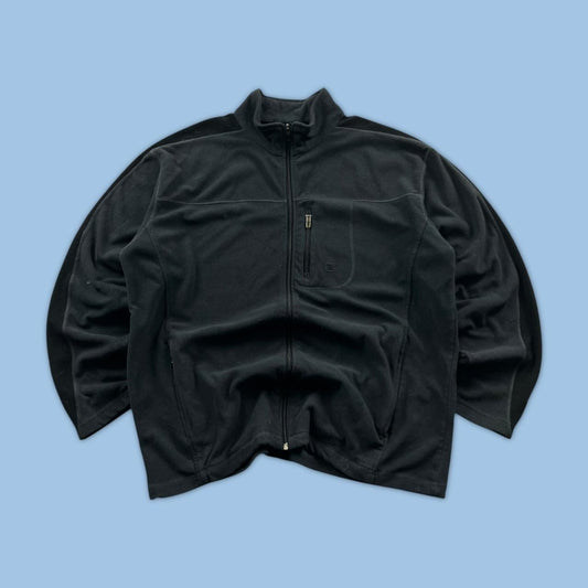 VINTAGE Y2K CHAMPION ZIP UP FLEECE GREY