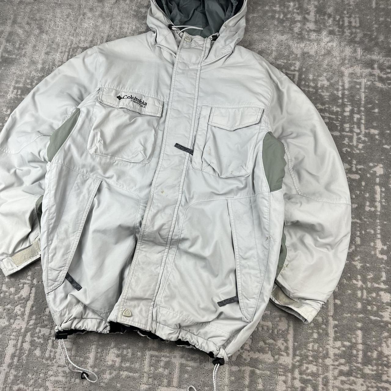 VINTAGE 00s COLUMBIA TECHNICAL UTILITY JACKET GREY