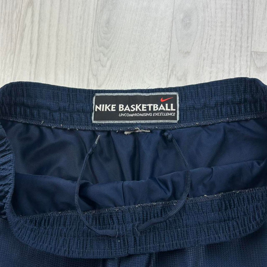 VINTAGE Y2K NIKE BAGGY BASKETBALL SPORT SHORTS NAVY
