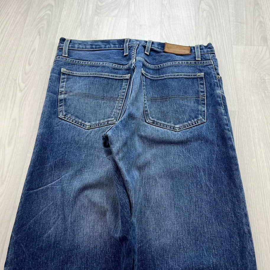 VINTAGE Y2K TOMMY HILFIGER STRAIGHT LEG JEANS BLUE