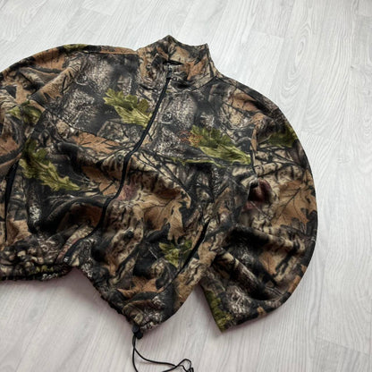 VINTAGE REALTREE ZIP UP TECHNICAL FLEECE JACKET CAMO