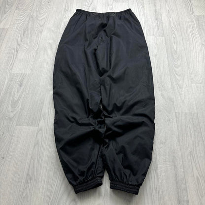 VINTAGE 90s NIKE BAGGY TRACKSUIT BOTTOMS BLACK
