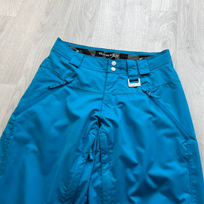 VINTAGE Y2K OAKLEY LOW RISE BAGGY SKI PANTS SALOPETTES BLUE