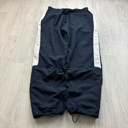 VINTAGE Y2K NIKE TECHNICAL BAGGY TRACKSUIT BOTTOMS NAVY