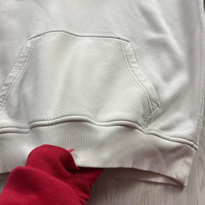 VINTAGE Y2K QUIKSILVER GRAPHIC HOODIE WHITE