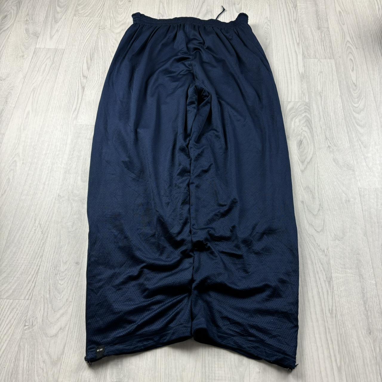 VINTAGE Y2K NIKE BAGGY REVERSIBLE TRACKSUIT BOTTOMS NAVY