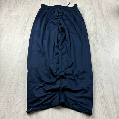 VINTAGE Y2K NIKE BAGGY REVERSIBLE TRACKSUIT BOTTOMS NAVY