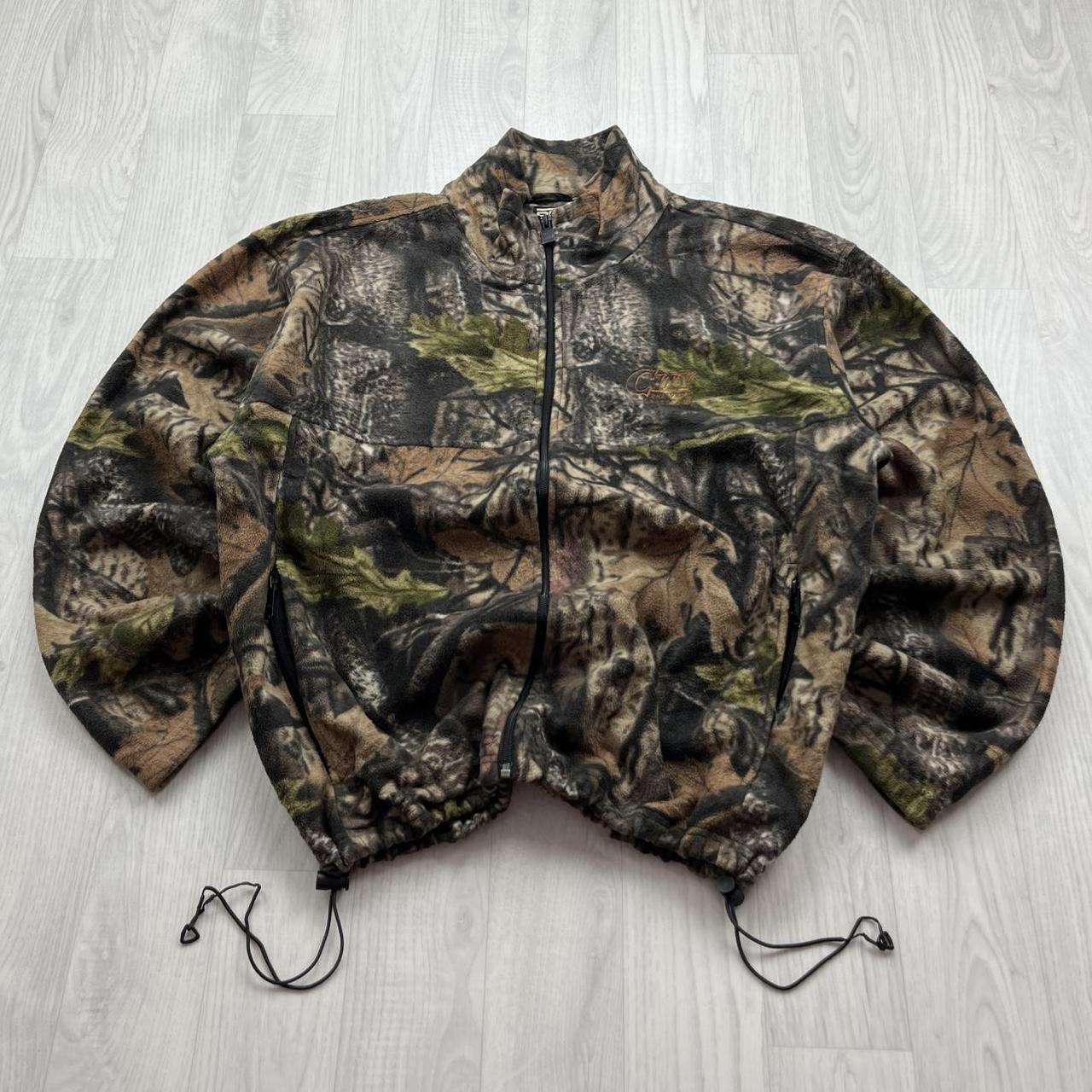 VINTAGE REALTREE ZIP UP TECHNICAL FLEECE JACKET CAMO
