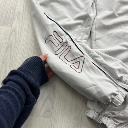 VINTAGE Y2K FILA BAGGY TRACKSUIT BOTTOMS GREY