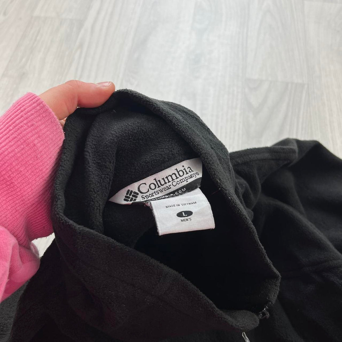 VINTAGE 00s COLUMBIA FLEECE JACKET BLACK