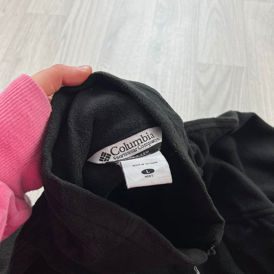 VINTAGE 00s COLUMBIA FLEECE JACKET BLACK