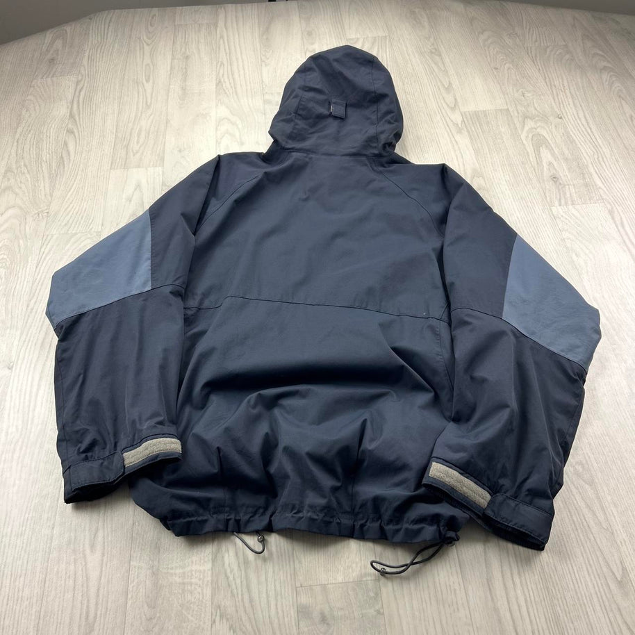 VINTAGE Y2K HELLY HANSEN TECHNICAL UTILITY SKI JACKET NAVY BLUE