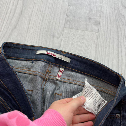 VINTAGE Y2K ONLY LOW RISE BOOTCUT JEANS NAVY BLUE