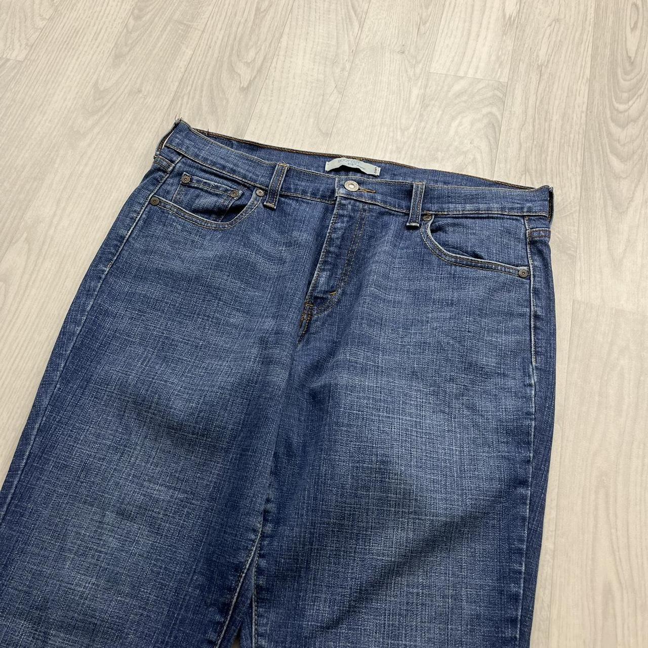 VINTAGE LEVIS 515 BOOTCUT JEANS NAVY BLUE