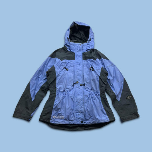 VINTAGE 00s COLUMBIA TECHNICAL SKI JACKET BLUE GREY